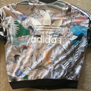 Adidas, bomber style, track jacket.